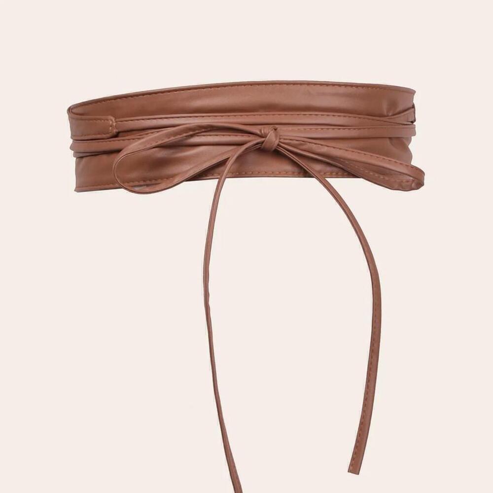 Bowknot Style Belt In Khaki